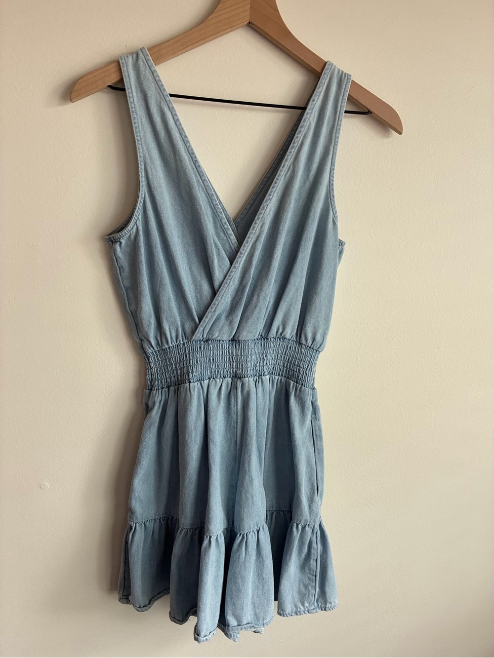 American Eagle Denim Romper